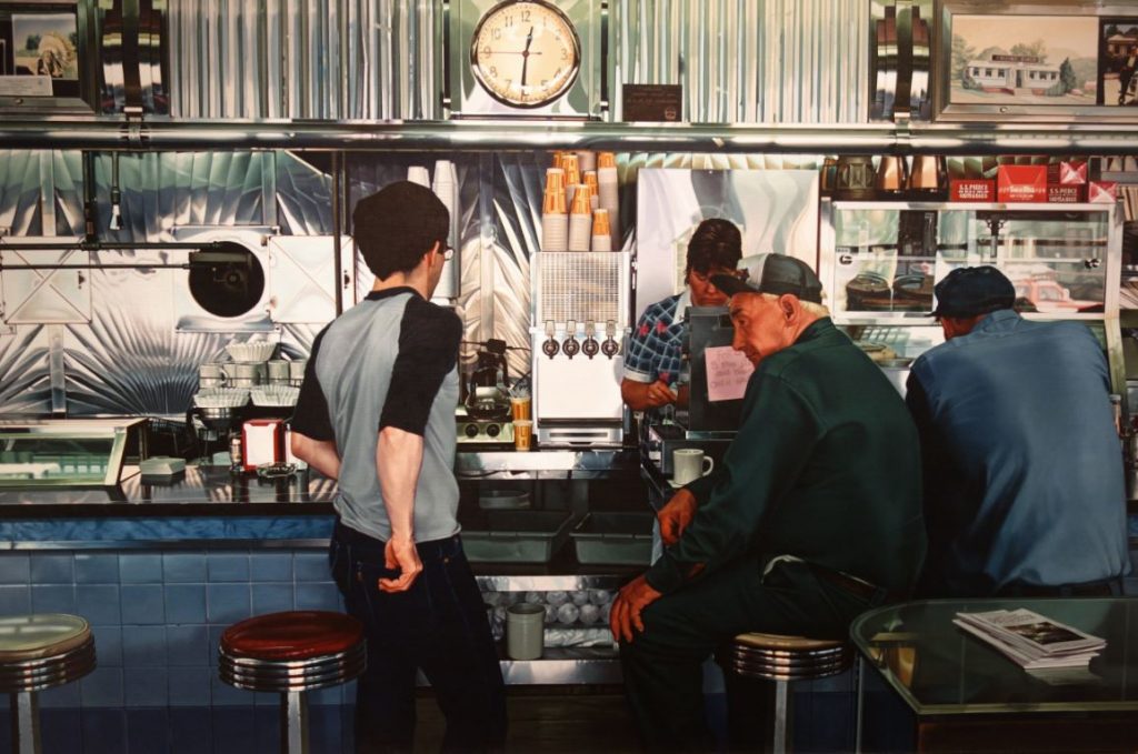 Ralph Goings - inside Collin's Diner