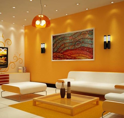 Interior Painting Ideas That Inform About the Use of Warm Colors