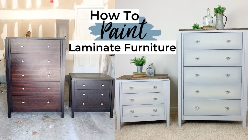 painting laminate furniture