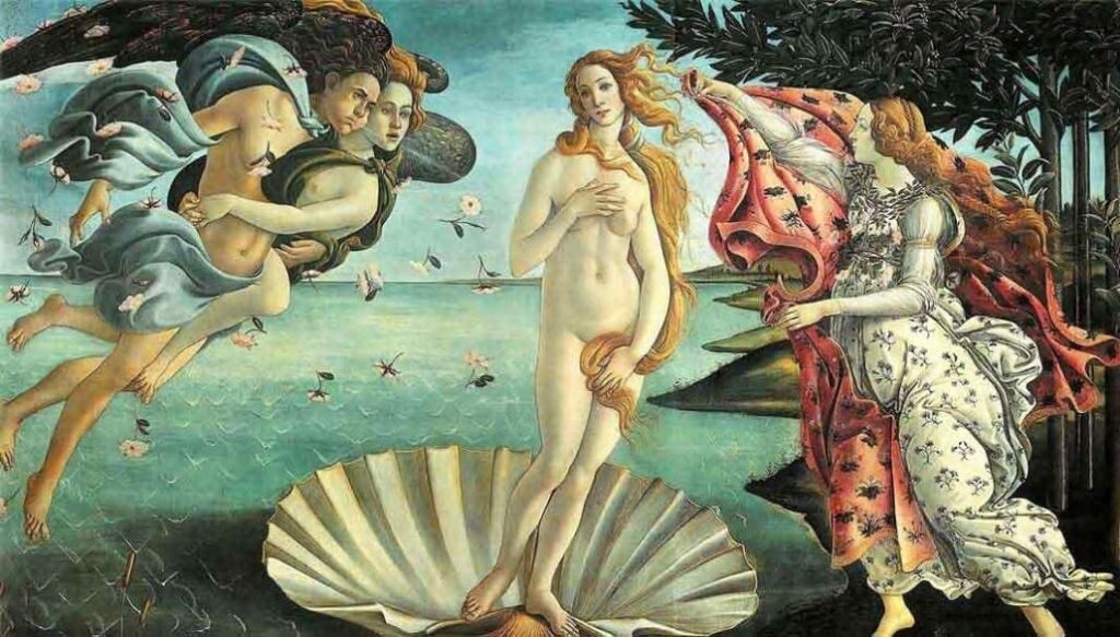 Composition and Meaning of Paintings in the Uffizi Gallery in Florence