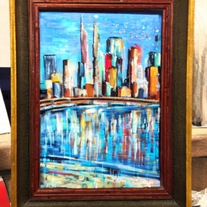 Cityscape Painting - Canvas Painting Gift Ideas